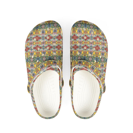 EVA Foam Rubber Shoes: Primary Kaleido